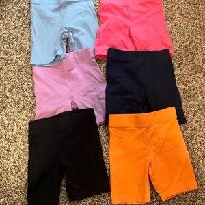 Primary Girls Shorts Set Size 6-7 Years Biker Shorts Cotton Summer Set of 6